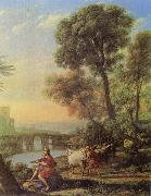 Claude Lorrain, Landscape with Apollo and Mercury